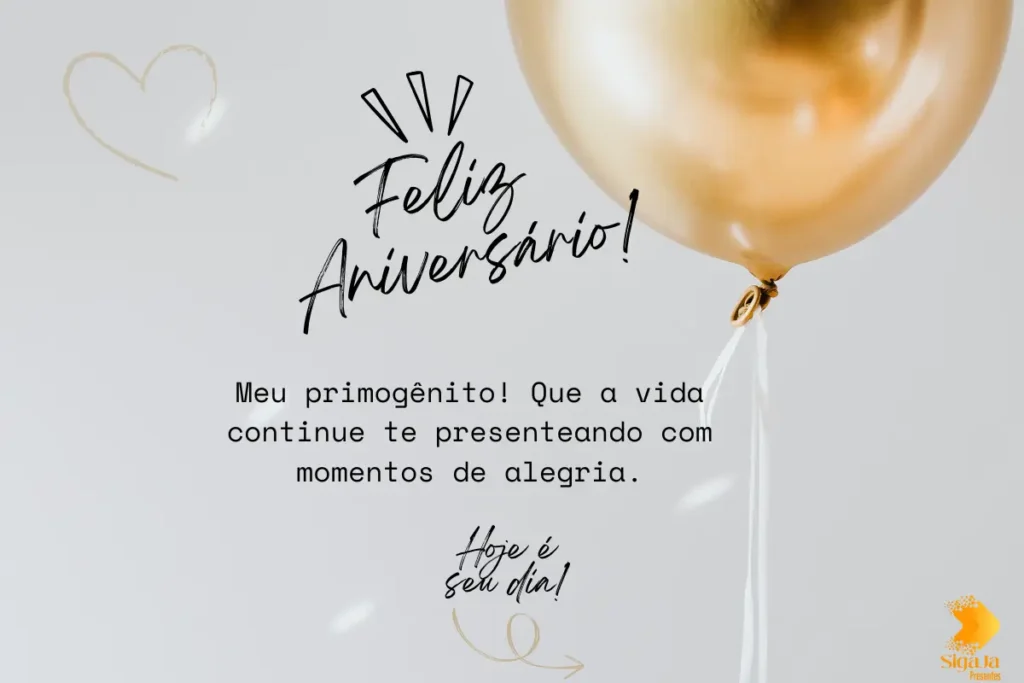 Frase de Aniversário para Filho Primogênito