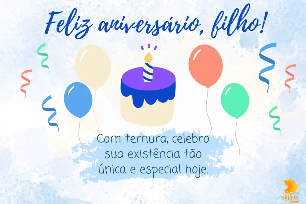 Frases aniversário para filho