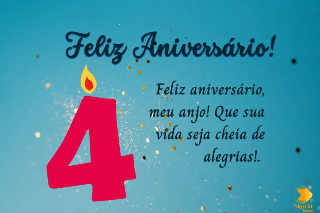 Frases de Aniversário para Filho de 4 Anos