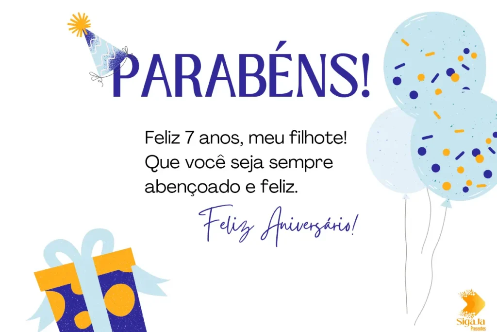 Frases de Aniversário para Filho de 7 Anos