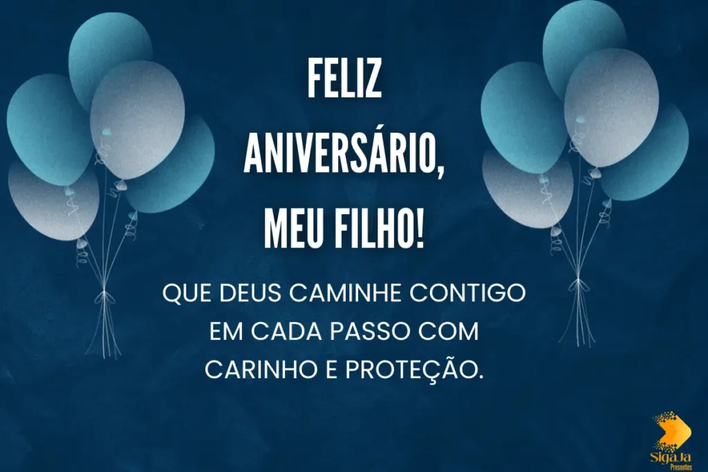 Mensagem de Feliz Aniversário de Deus para Filho para Whatsapp