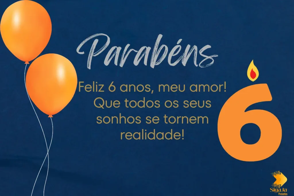 Texto de Aniversário para Filho de 6 Anos