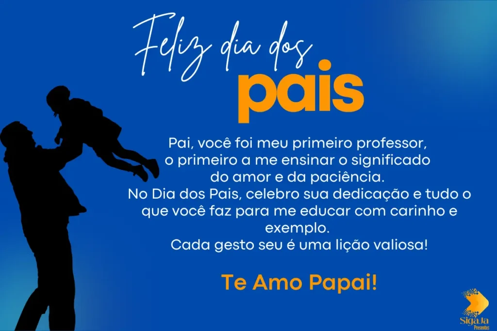 Frase Dia dos Pais Educação Infantil