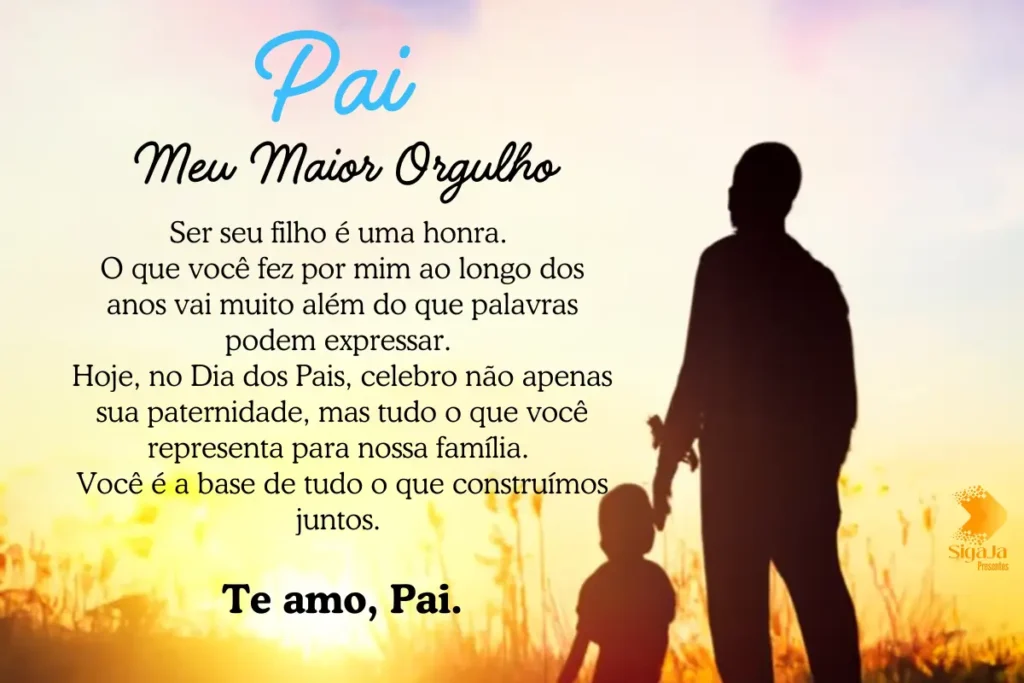 Frase Dia dos Pais Homenagem
