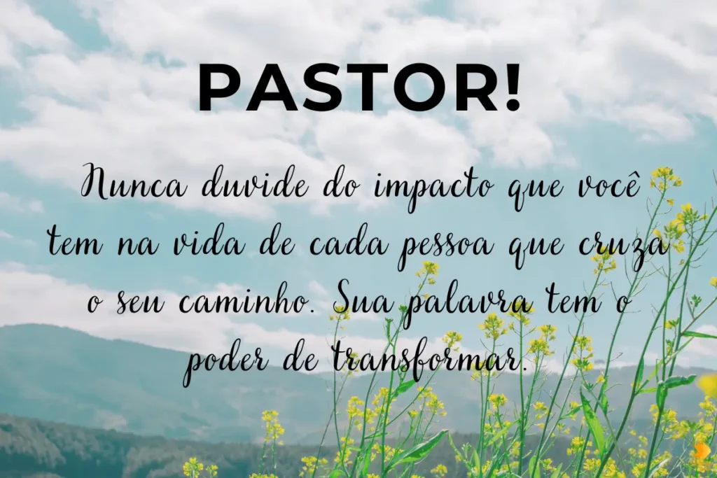 Frases Motivacionais para Pastores