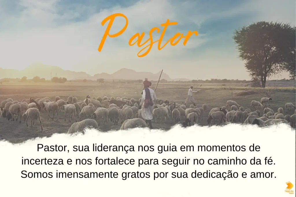 Frases para Pastores de Agradecimento 