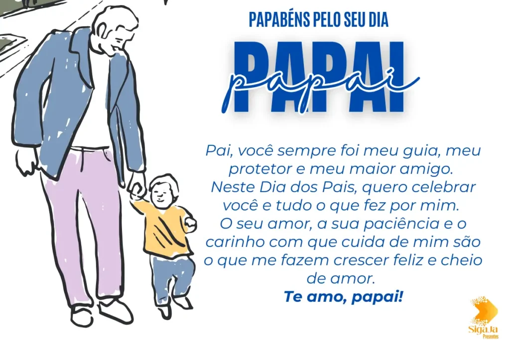 Mensagem Dia dos Pais Educação Infantil