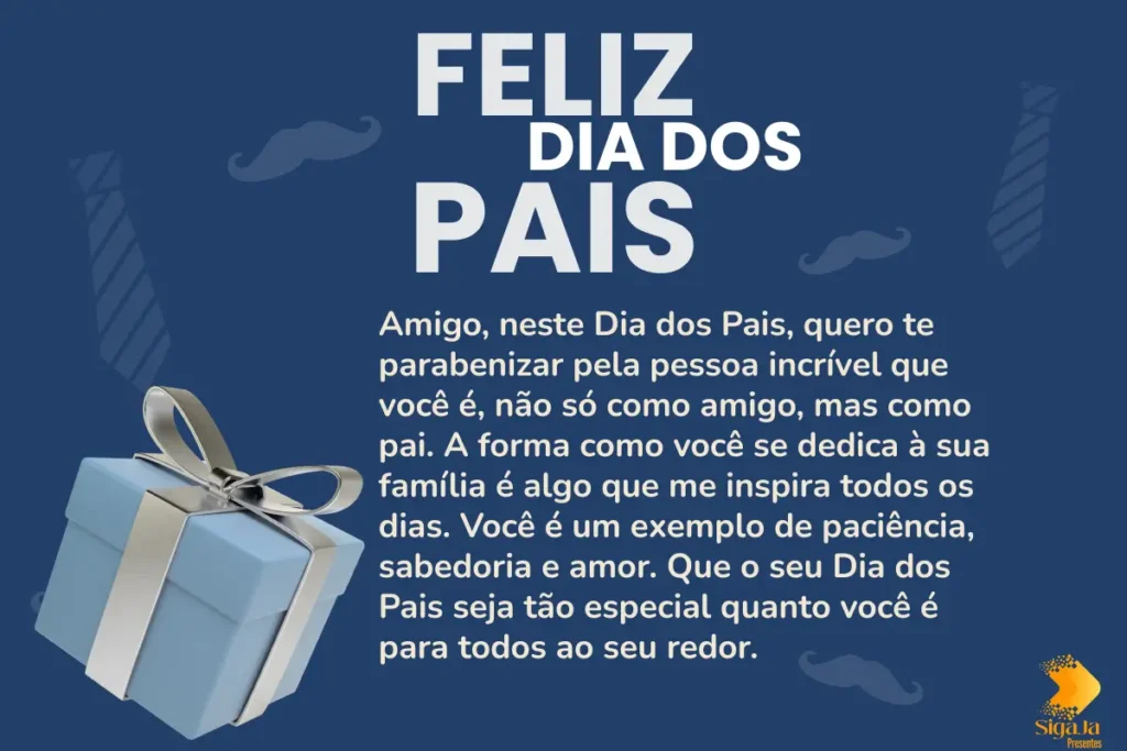 Mensagens Dia dos Pais para um Amigo