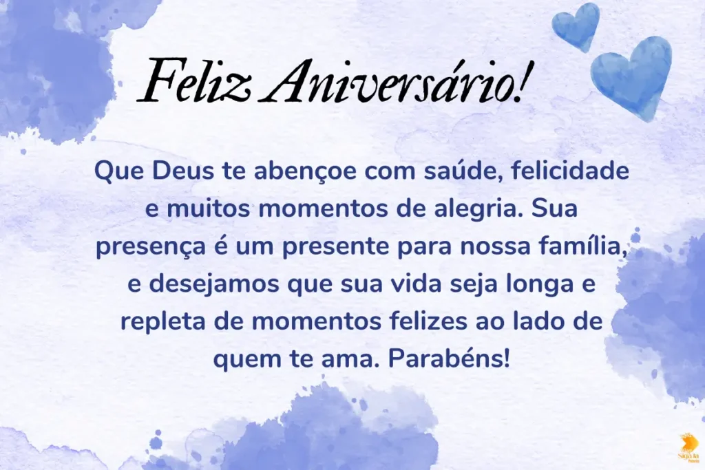 Mensagem de Feliz Aniversário Sogro Evangélico