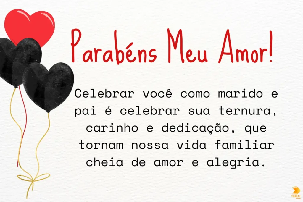 Frases de aniversário de marido