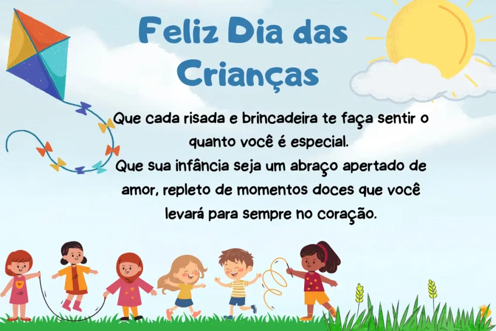 Frase dia das crianças