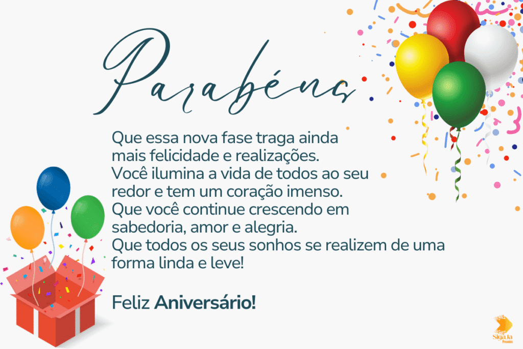Mensagem de Aniversário para Adolescente 