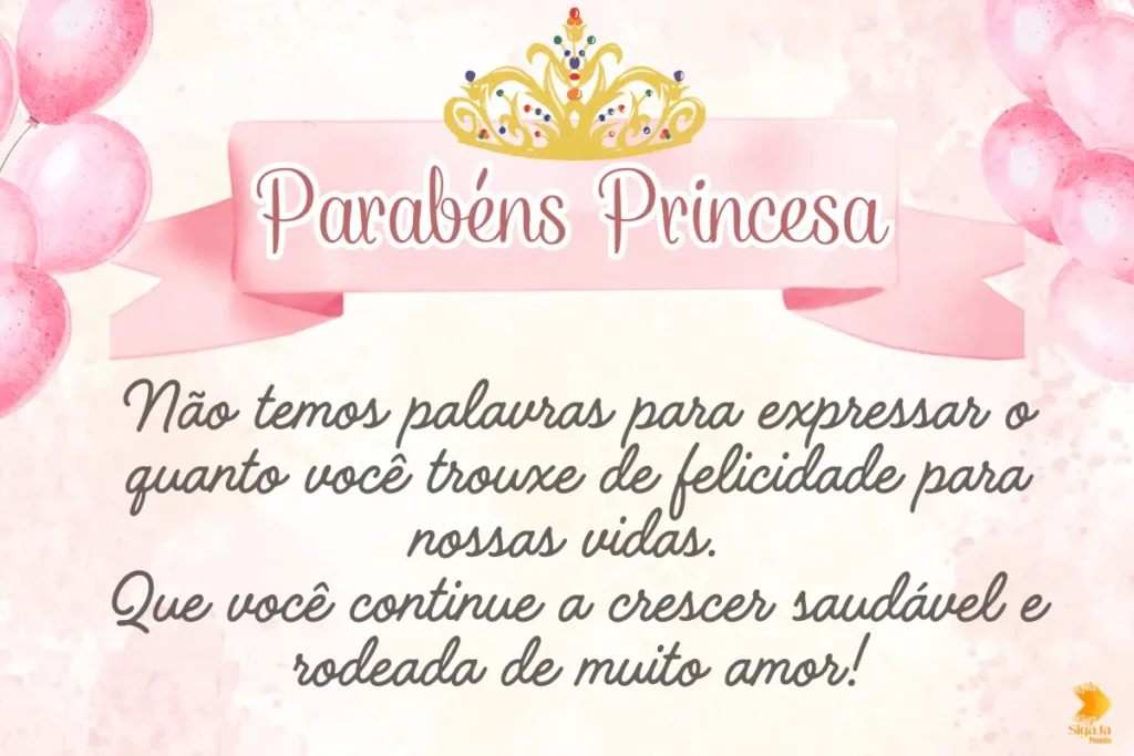 Mensagem de Aniversário para Filha de 1 Ano
