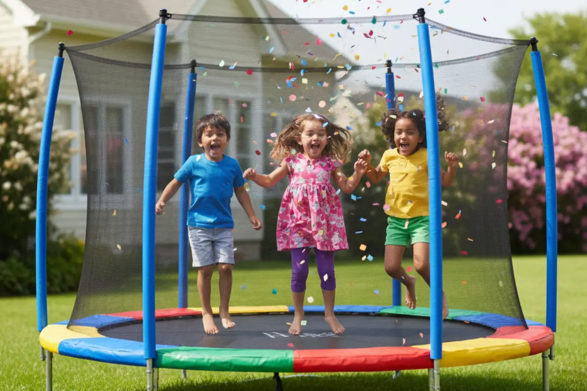 cama elástica infantil