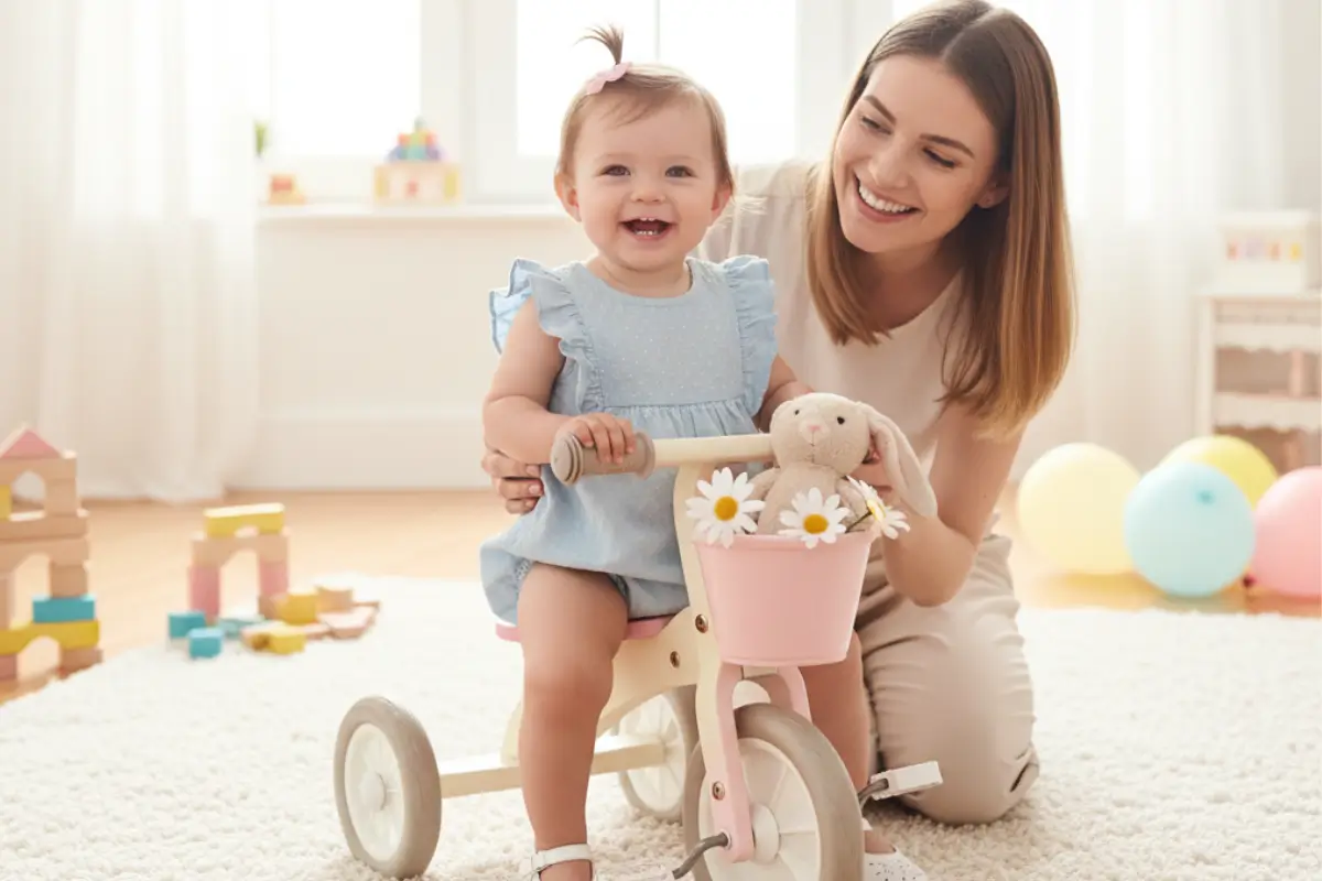 Motoquinha de Menina 1 Ano