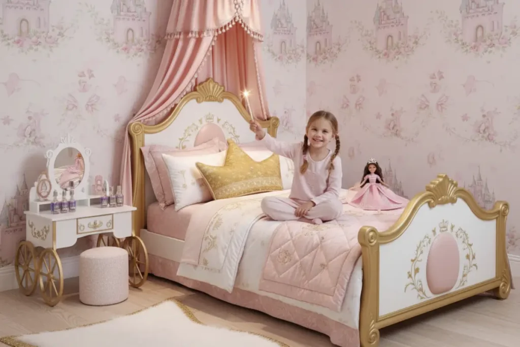 Cama Infantil de Princesas