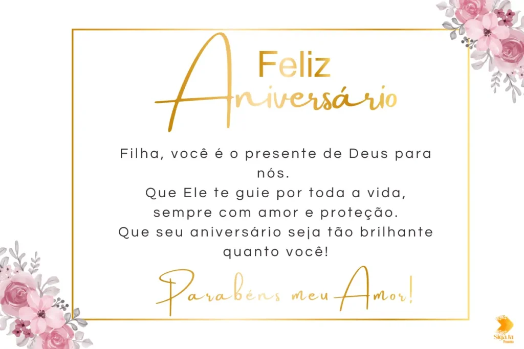 Frases Bíblicas para Filha para o Aniversário