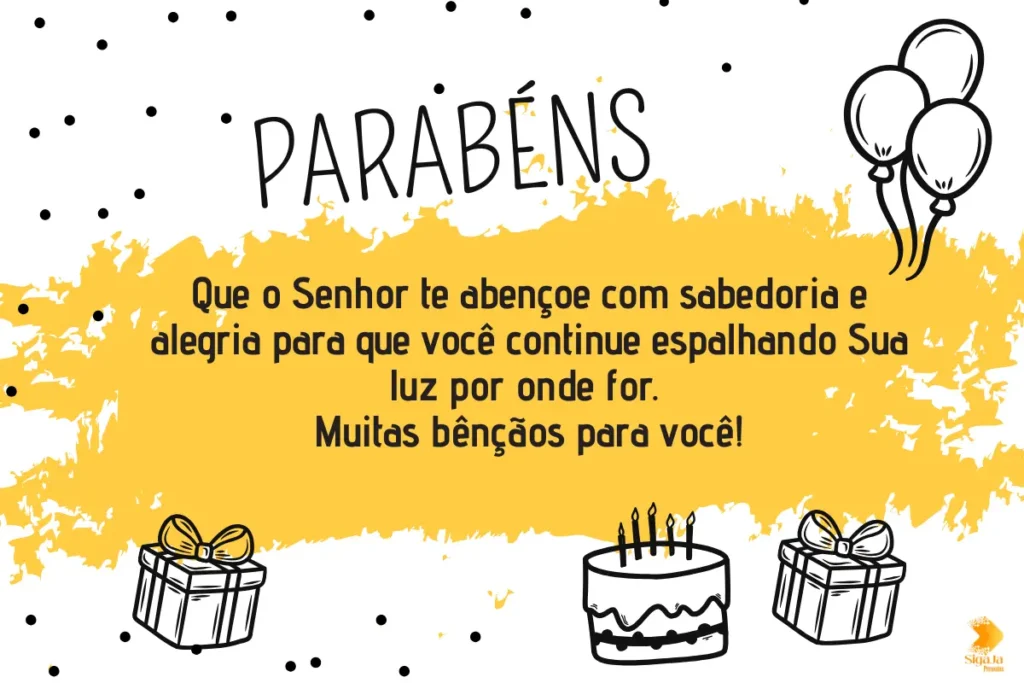 Mensagem de Aniversário Evangélica para Whatsapp