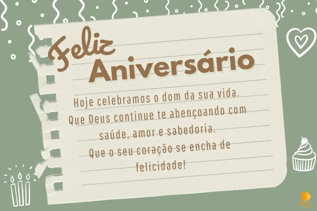Mensagem de Aniversário Evangélicos
