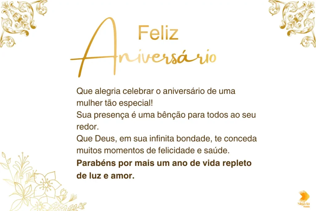 Mensagem de Aniversário para Esposa do Pastor