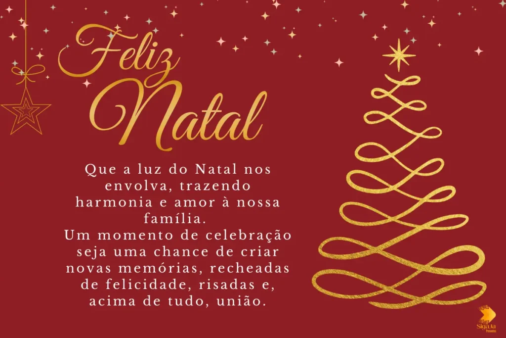 Mensagem de Natal Familia