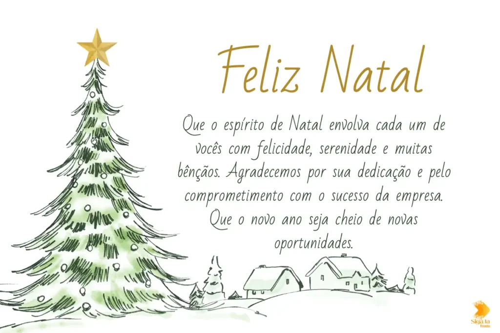 Mensagem de Natal para Colaboradores