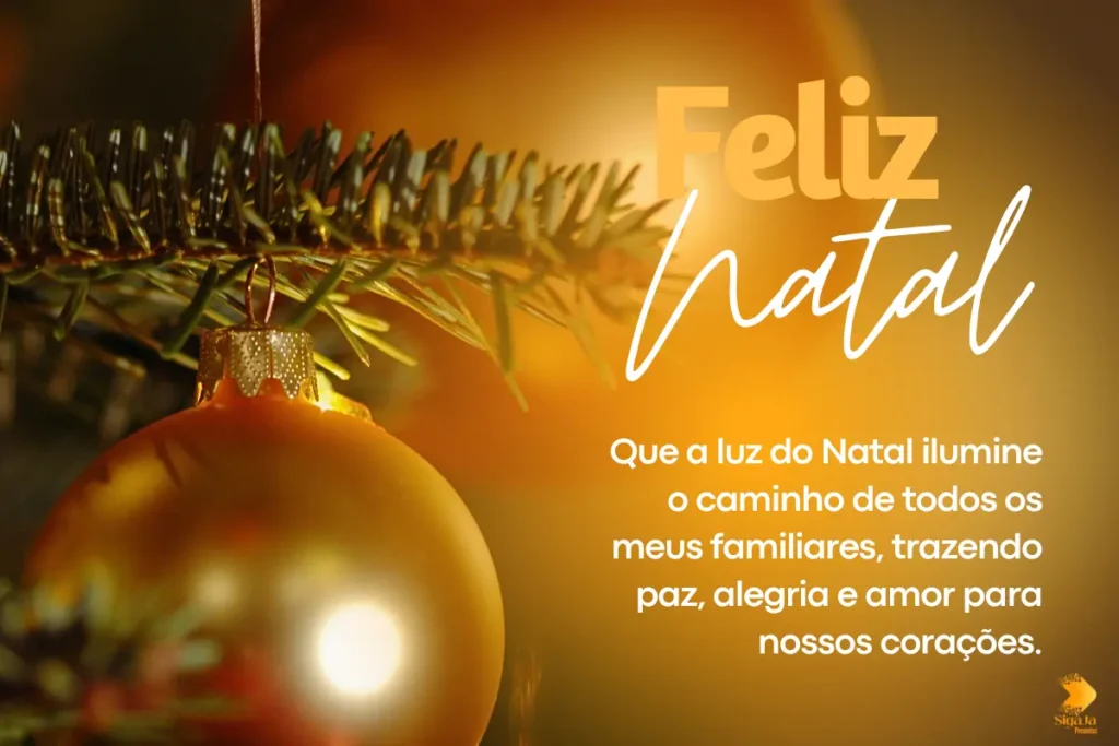 Mensagem de Natal para Familiares