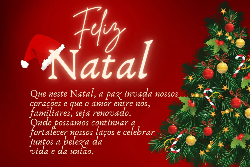 Mensagem de Natal para Familiares