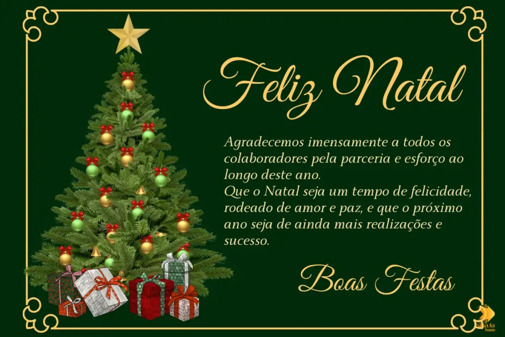 Mensagem de Natal para Funcionários
