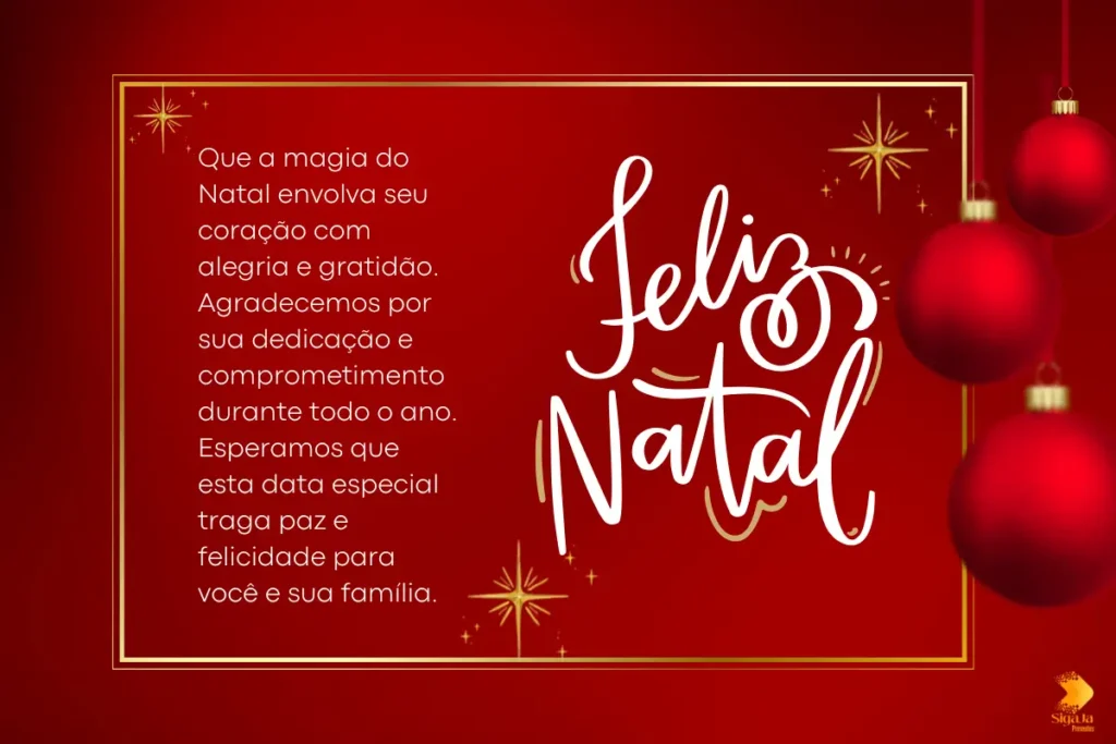 Mensagem de Natal para Funcionários