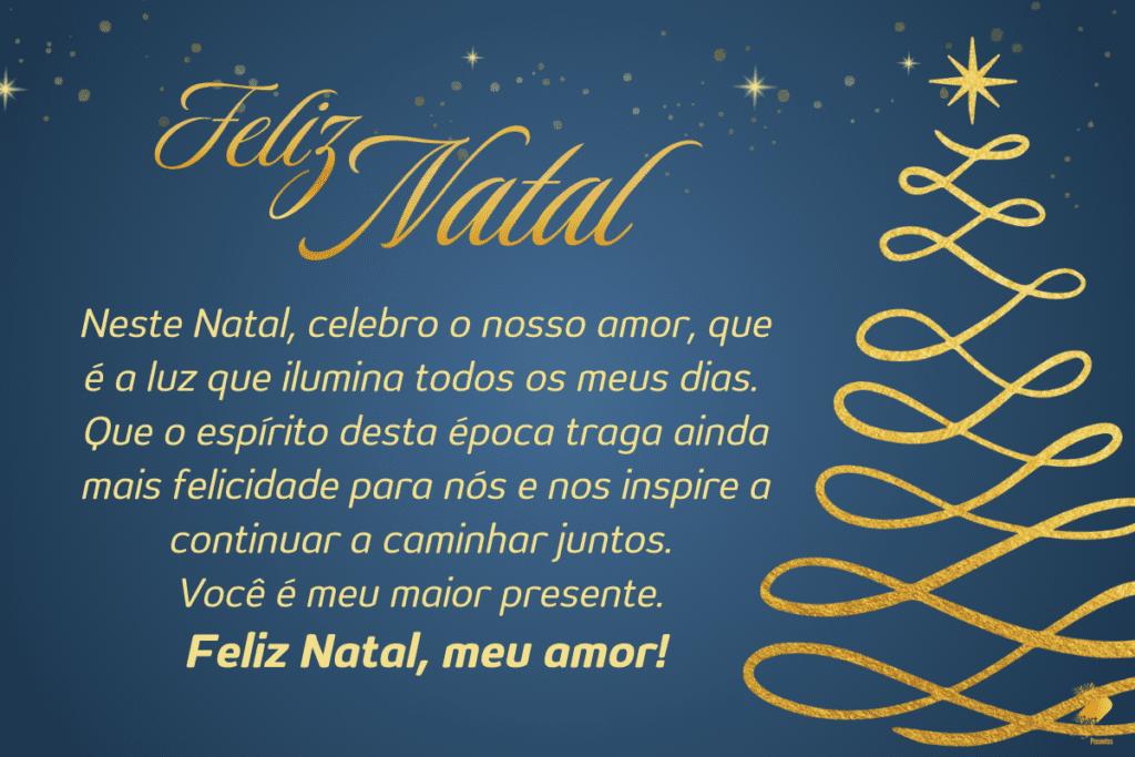 Mensagem de Natal para um Amor