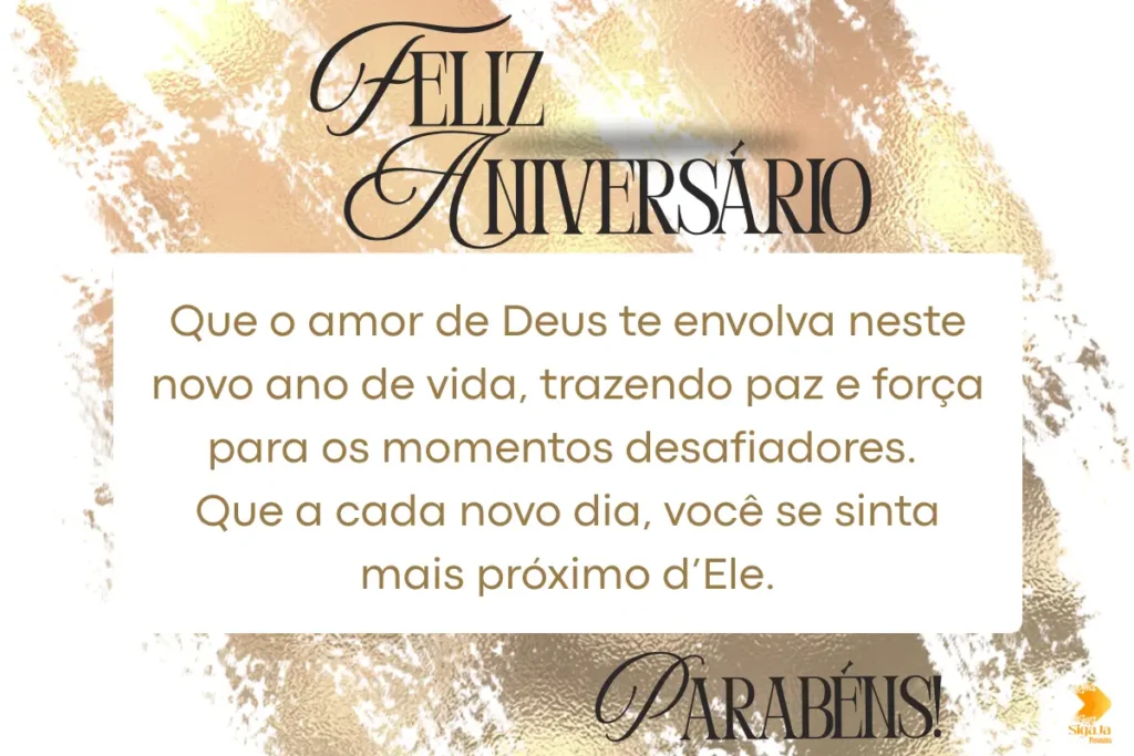 Mensagens Cristãs de Aniversário