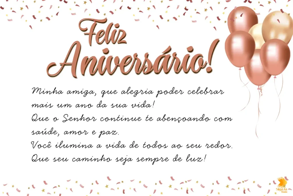 Mensagens de Aniversário Evangelicas para Amiga Especial