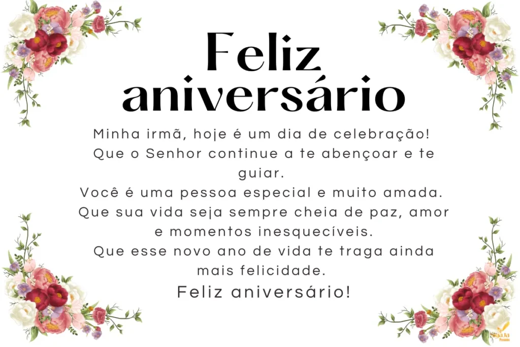 Mensagens de Aniversario para Irmã Evangelica