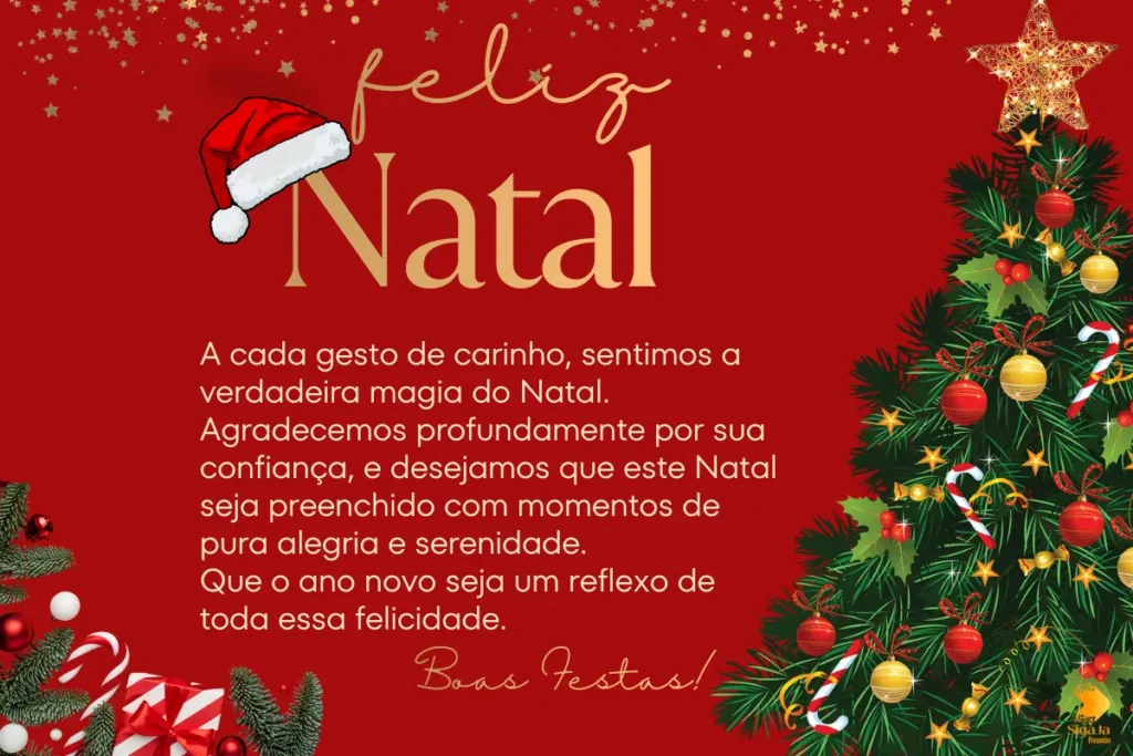 Mensagens de Natal Clientes
