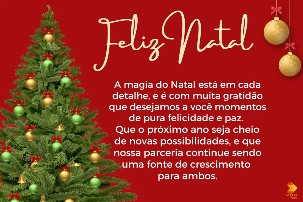 Mensagens de Natal Clientes