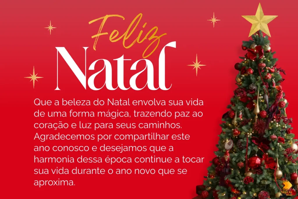 Mensagens de Natal Clientes