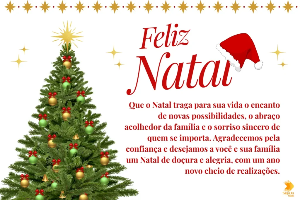 Mensagens de Natal Clientes