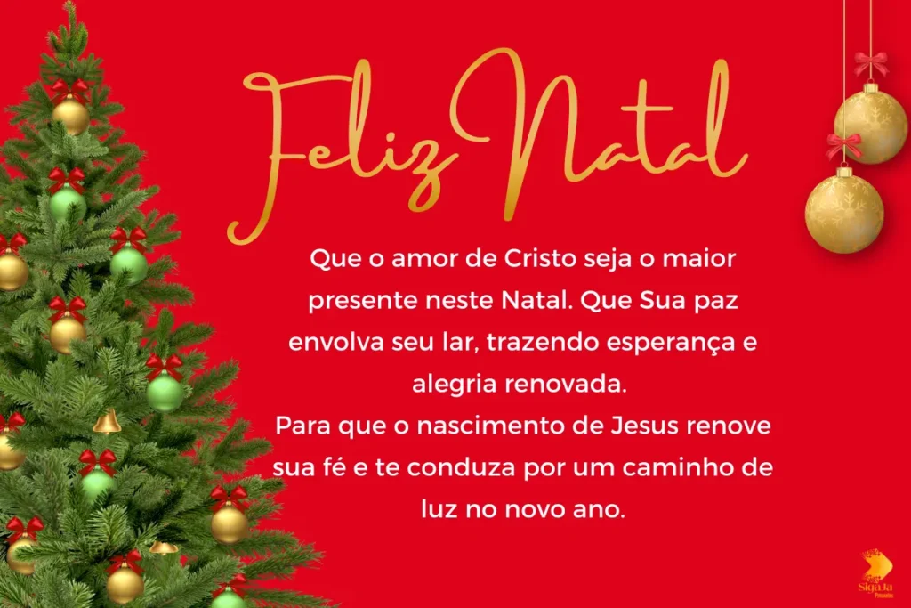 Mensagens de Natal Cristã