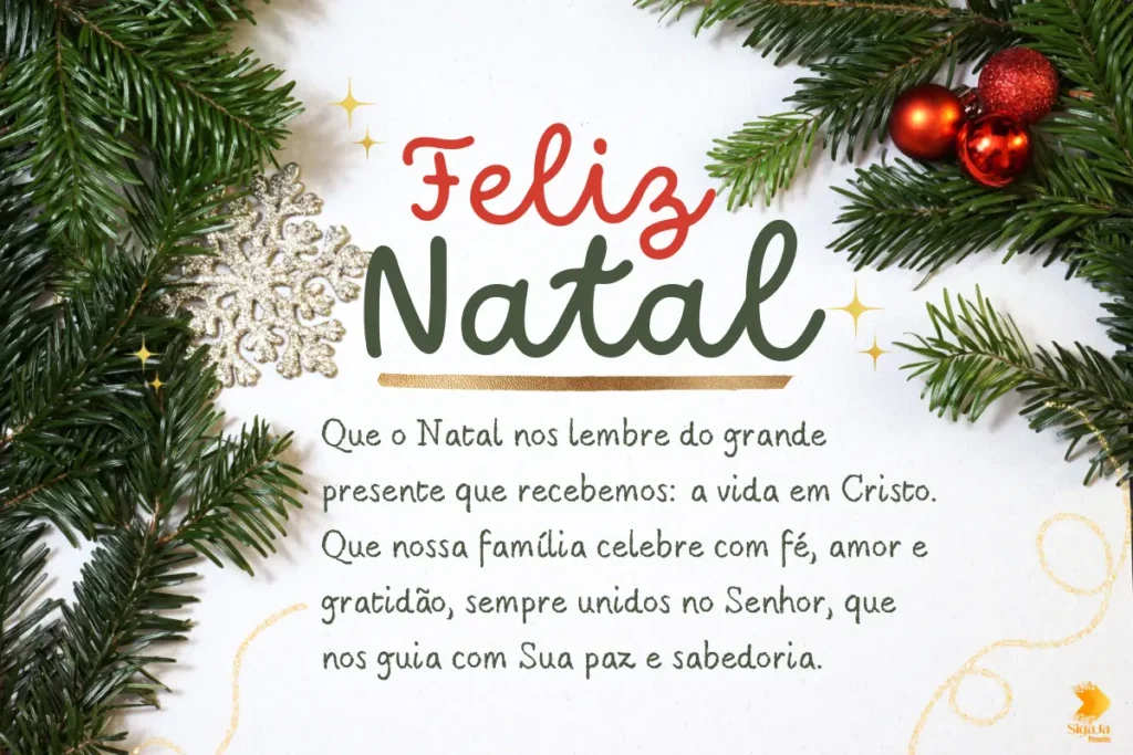 Mensagens de Natal para Família