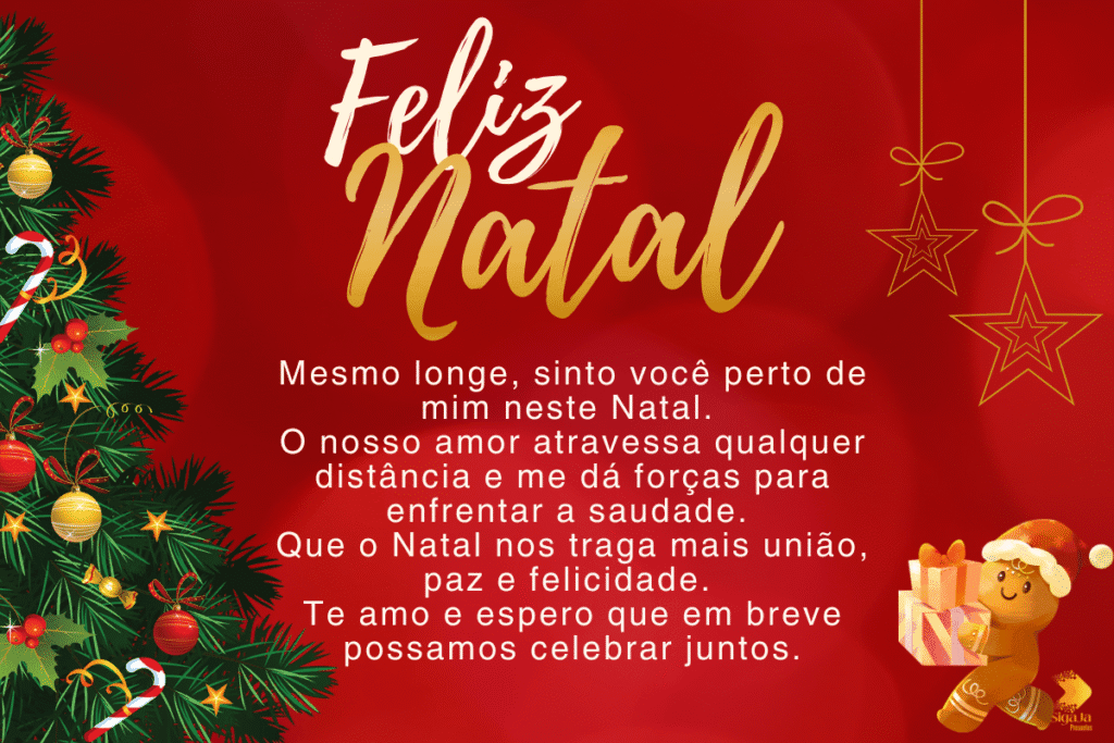 Mensagens de Natal para Namorado Distante