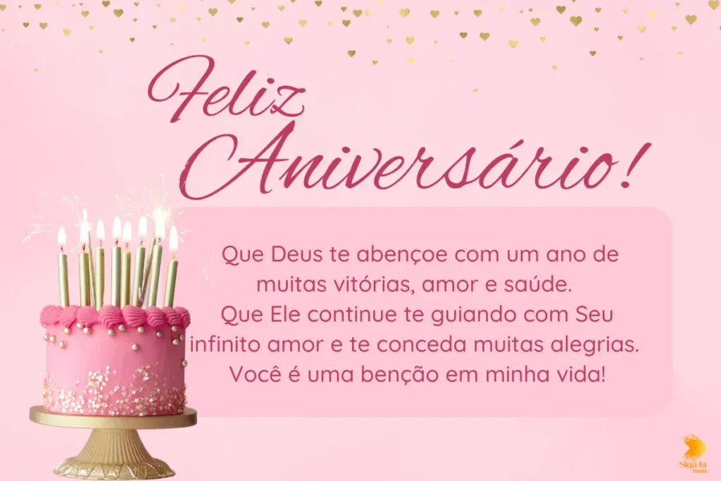 Msg de Aniversário Gospel para Irmã