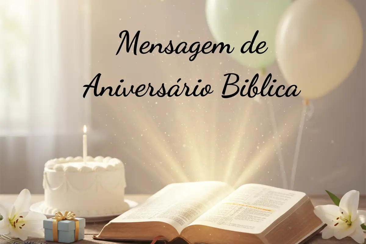 Parabens Evangelico Mensagem de Aniversário Biblica