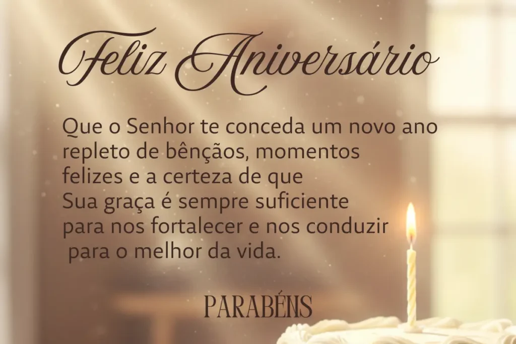 Parabéns Evangelico para uma Pessoa Especial
