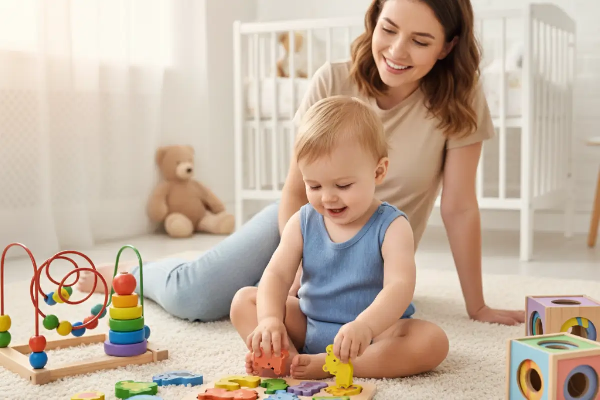 Brinquedos para estimular concentração infantil no primeiro ano