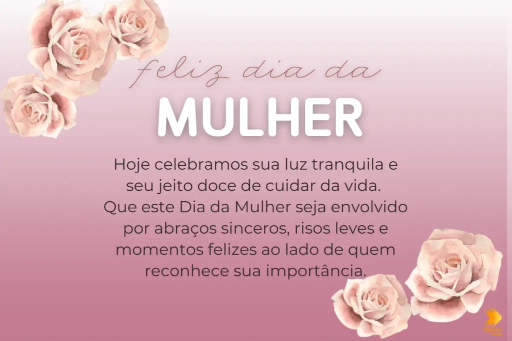 frase dia da mulher