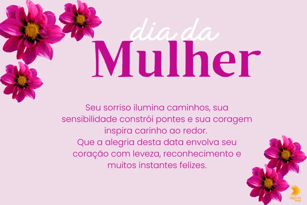 frase dia da mulher