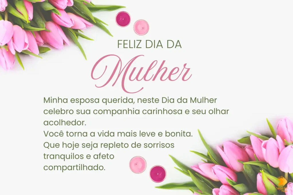 frase dia da mulher