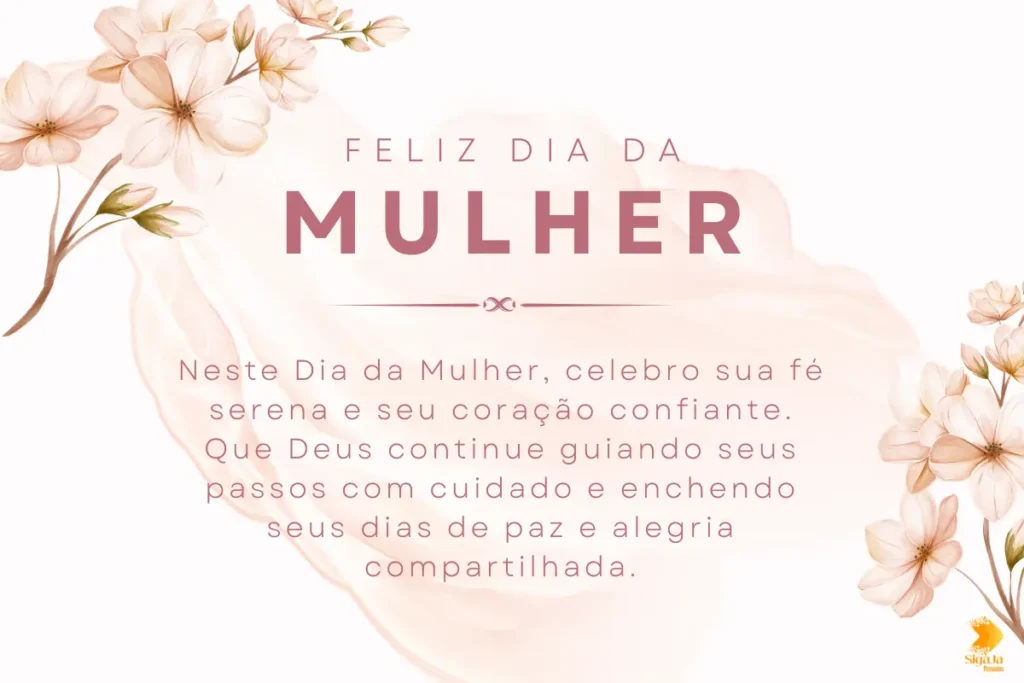 dia da mulher evangélica