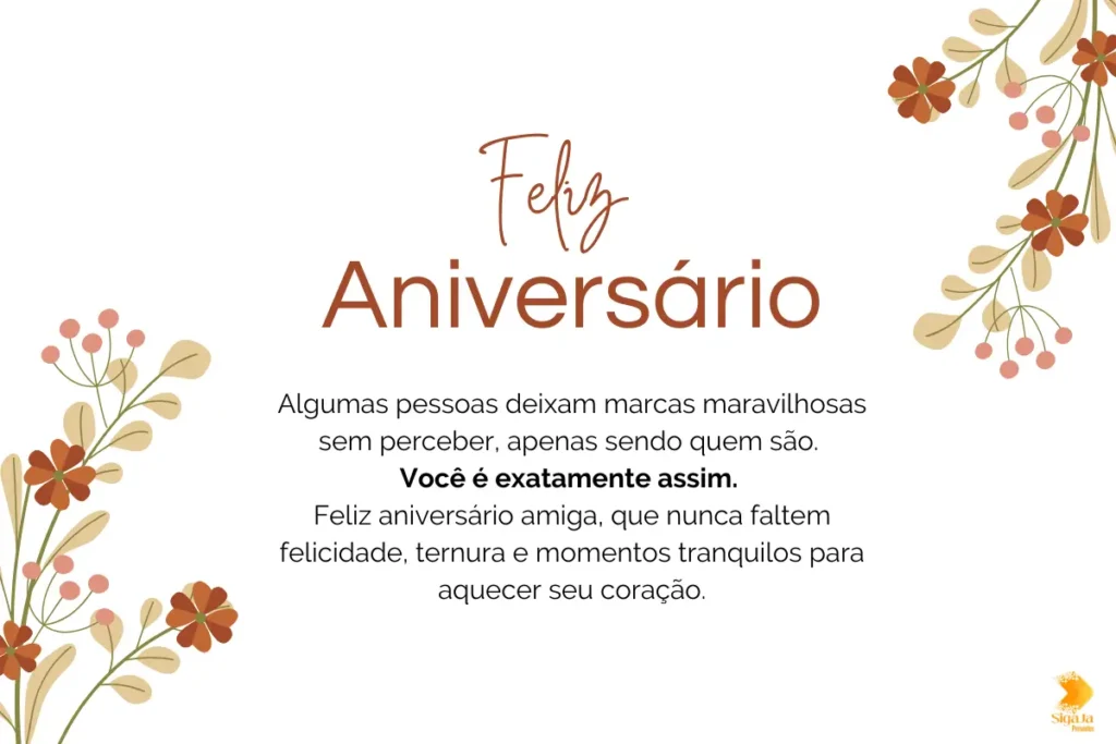 Mensagens curtas de aniversário para amiga